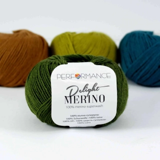 Merino Delight - 1014 zelená tmavá