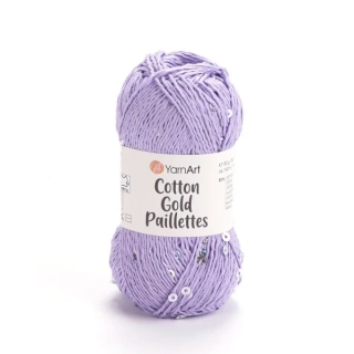 Cotton Gold Pailletes - 7106 fialová