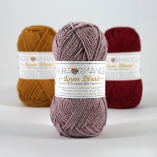 Linen Blend 2119 - fialovo šedá