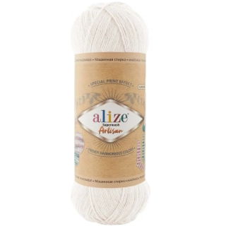 Superwash Artisan 55 - bílá