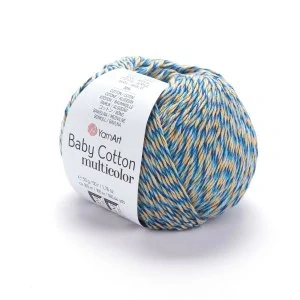 Baby Cotton  Multicolor 5211 - modrá