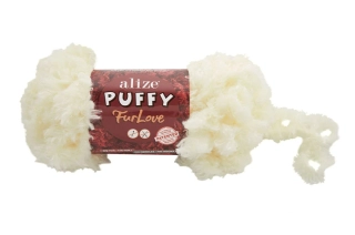 Alize Puffy fur Love - 62 smetanová
