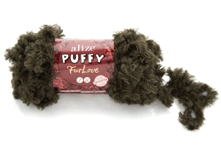 Alize Puffy fur Love - 29 khaki