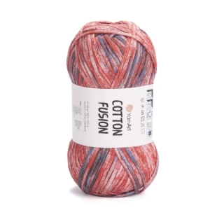 YarnArt Cotton Fusion 3654 - korálová