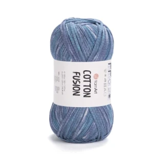 YarnArt Cotton Fusion 3657 - modrá