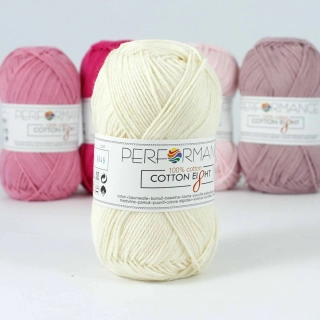 příze Cotton Eight -1030 smetanová